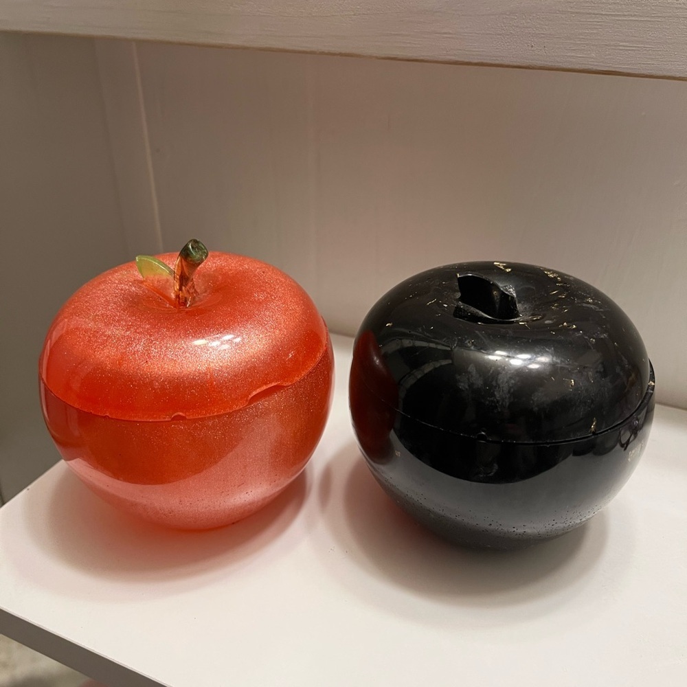 Handmade Apple-Shaped Jars